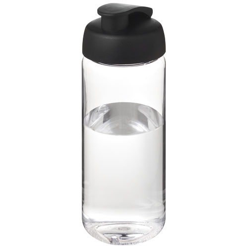 Bouteille sport promotionnelle 600 ml H2O Active® Octave Tritan™ Translucide et Noir